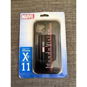 NEW Disney Parks Wanda vision Logo Marvel Studios iPhone XR & 11 Phone Case